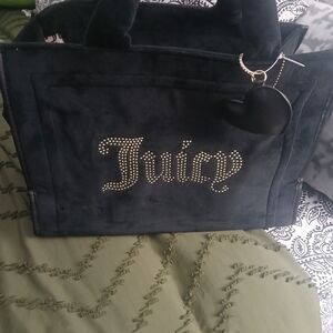 Juicy Couture Black Tote Bag